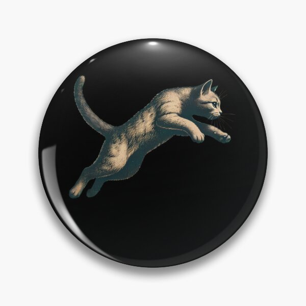 Item preview, Leaping Feline: Grace in Motion. designed and sold by Linework Studio.