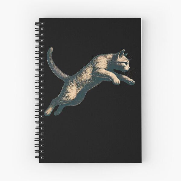 Item preview, Leaping Feline: Grace in Motion. designed and sold by Linework Studio.