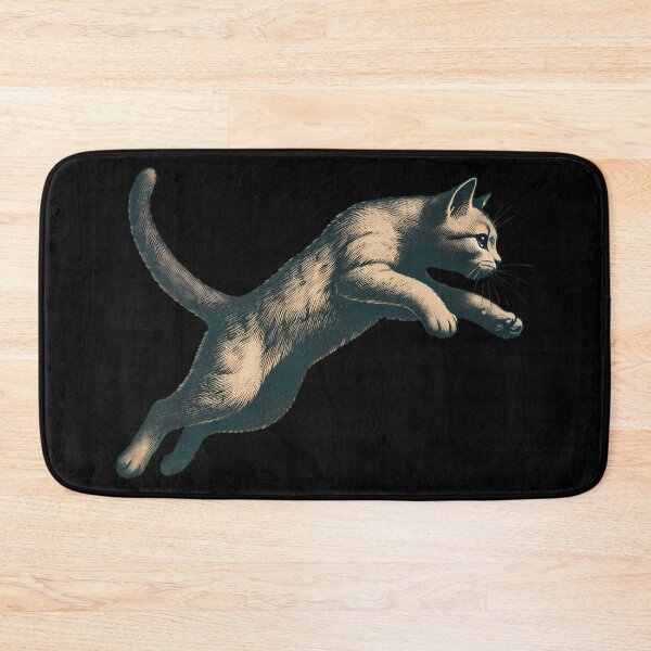 Item preview, Leaping Feline: Grace in Motion. designed and sold by Linework Studio.