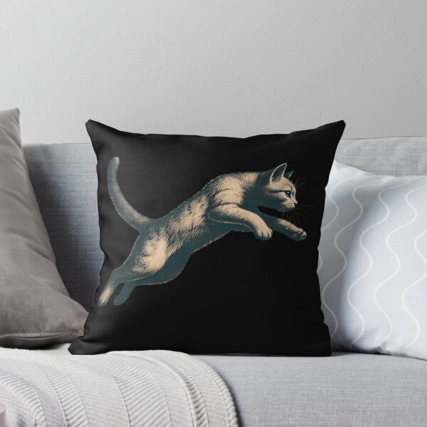 Item preview, Leaping Feline: Grace in Motion. designed and sold by Linework Studio.