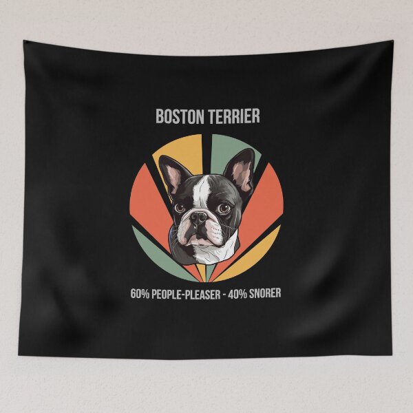Item preview, 60% People-Pleaser, 40% Snorer - Boston Terrier designed and sold by Numbers-Art.