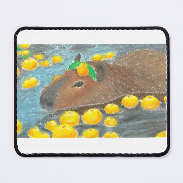 Item preview, Capybara and Oranges designed and sold by PastelFairyJess.