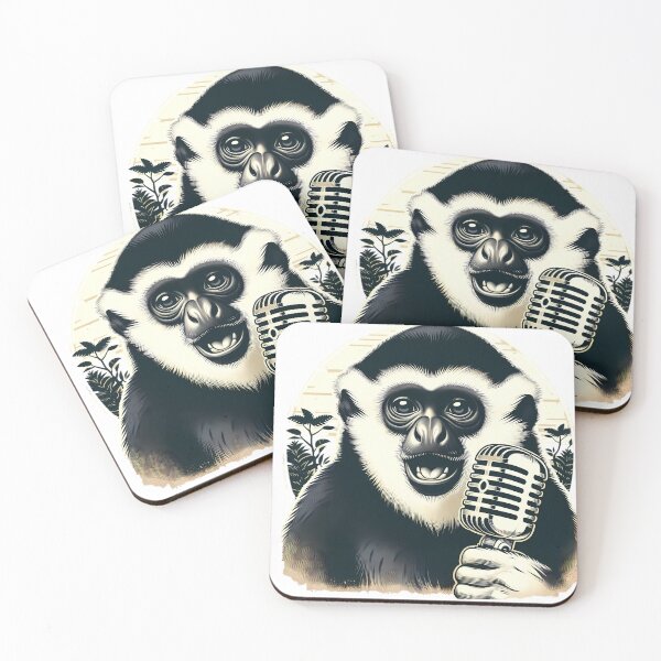 Item preview, Gibbon Groove: Jungle Jams. designed and sold by Linework Studio.