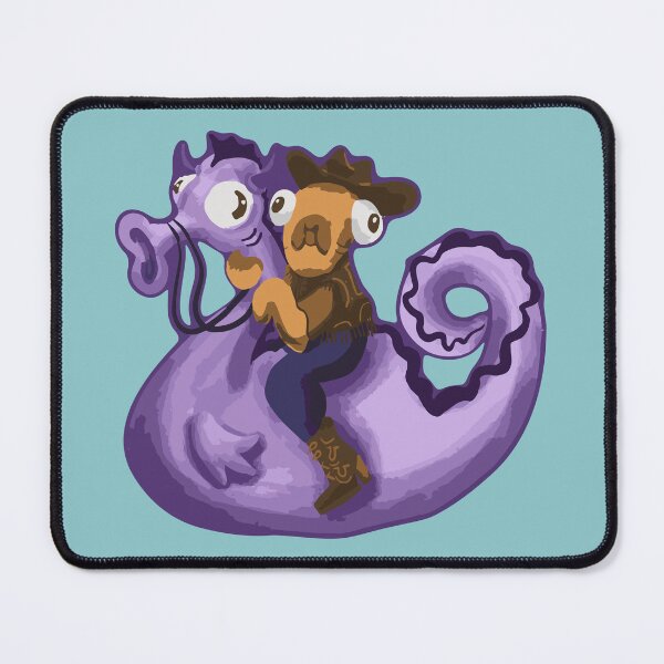 Item preview, Fish Seahorse Cowboy designed and sold by Cali Chesterman.