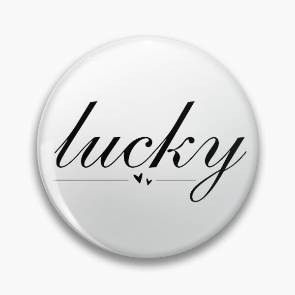 Item preview, Lucky text designed and sold by LineArtForYou.