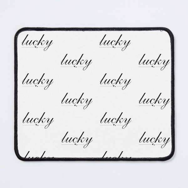 Item preview, Lucky text designed and sold by LineArtForYou.