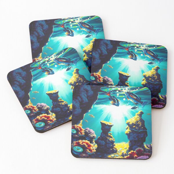 Item preview, Lunar Reef: Bioluminescent Secrets designed and sold by PanoramaPrints.