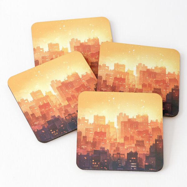 Item preview, Sunset Over City Skyline designed and sold by Christian Weiss.