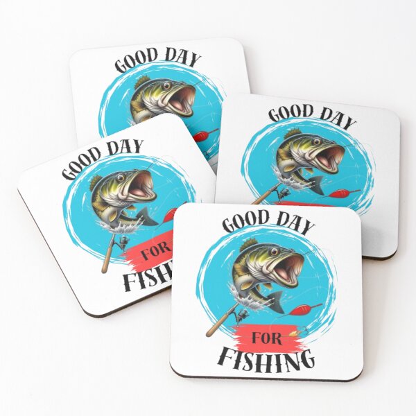 Item preview, Good Day for Fishing - Bass Fishing Lover Design funny fisherman quote design designed and sold by MSHobbies.