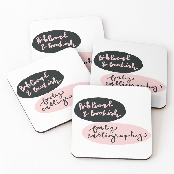 Item preview, Biblical & Bookish - FMTY Calligraphy Slogan designed and sold by FromMiatoYou.