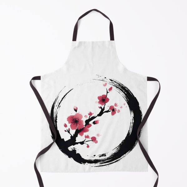 Item preview, Zen Enso circle with cherry blossom japanese designed and sold by goodday Japan.