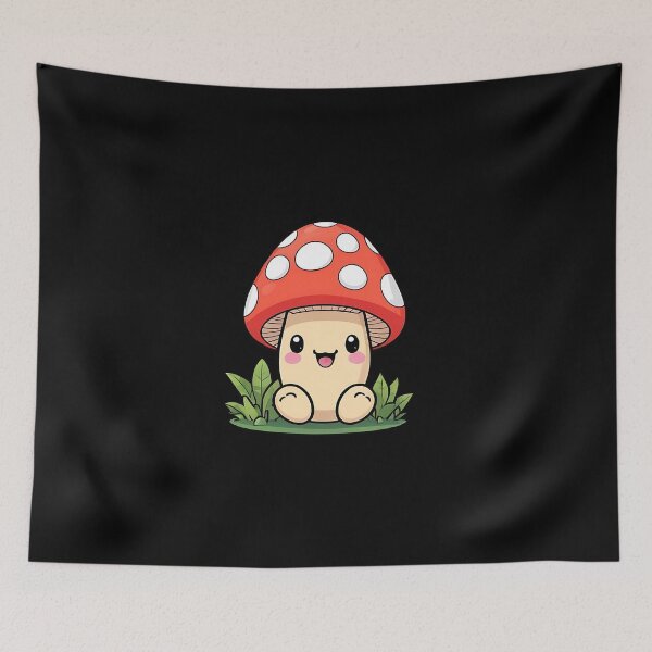 Item preview, Cute Kawaii Mushroom, Mushroom Lover designed and sold by saloui.
