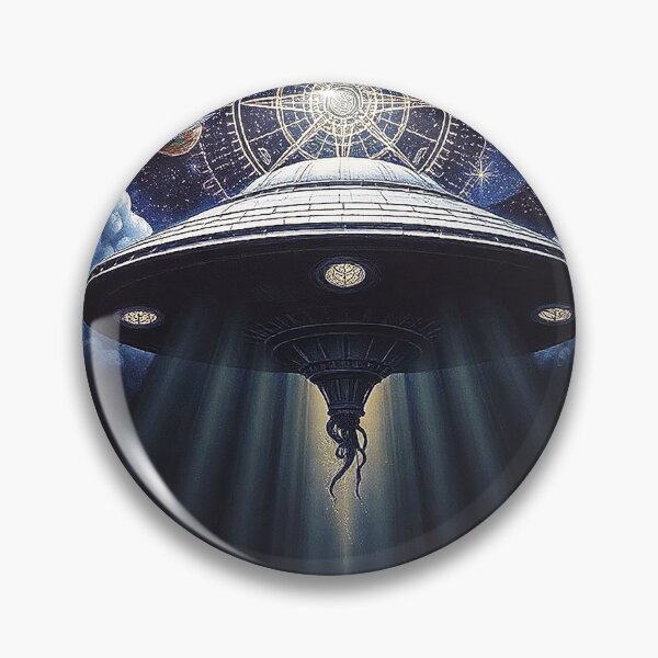 Item preview, SpaceShip Over the Sea designed and sold by AbstractBEE.