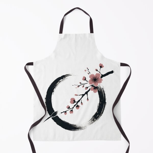 Item preview, Zen Enso circle with cherry blossom japanese designed and sold by goodday Japan.