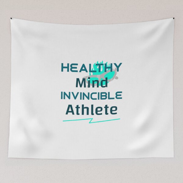 Item preview, Healthy mind invincible athlete designed and sold by Moho-designs.