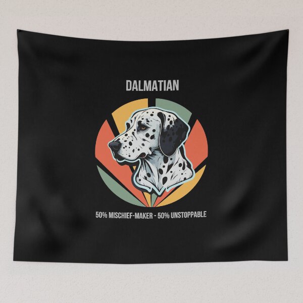 Item preview, 50% Mischief-Maker, 50% Unstoppable - Dalmatian designed and sold by Numbers-Art.
