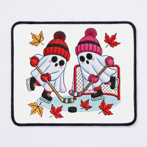 Item preview, Ghost Hockey Buddies – Fun Halloween Ice Hockey Tee designed and sold by BlankCanvasHaHa.