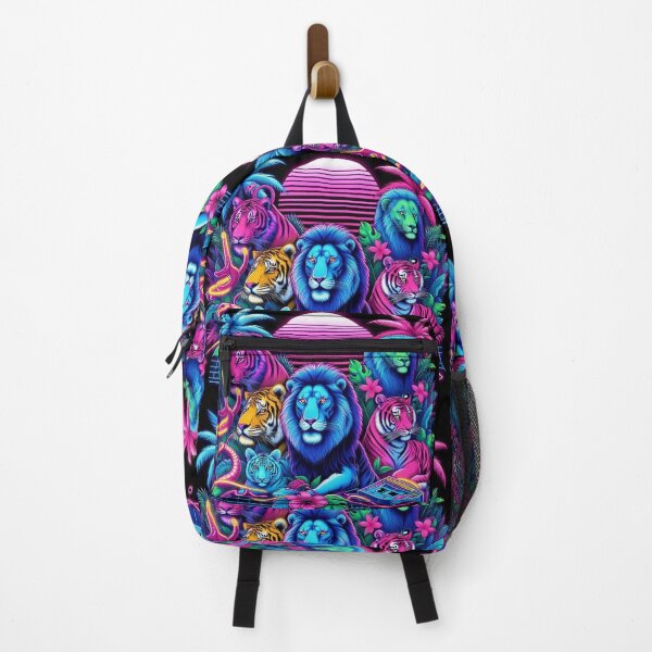 Item preview, NEON JUNGLE ANIMALS designed and sold by DigitalShop2024.