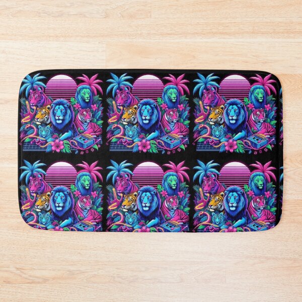 Item preview, NEON JUNGLE ANIMALS designed and sold by DigitalShop2024.