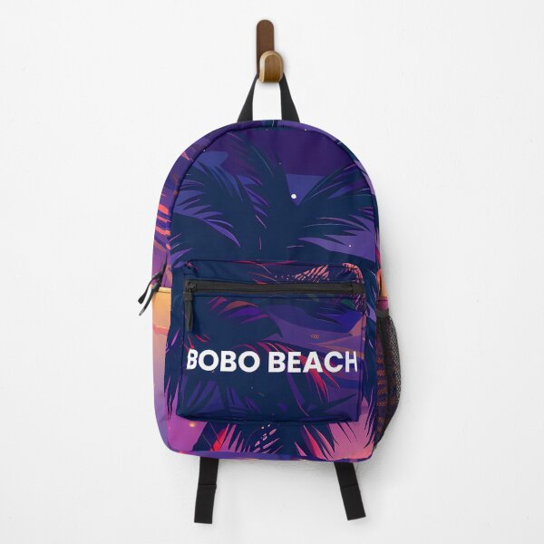Item preview, Serene Sunset with Palm Tree – BoBo Beach Illustration designed and sold by Oojah's Place.