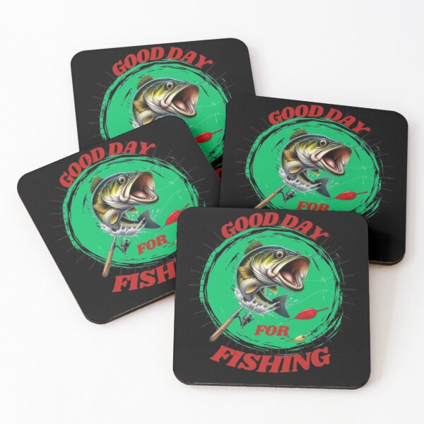 Item preview, Good Day for Fishing - Green Edition Bass Fishing Lover Design designed and sold by MSHobbies.