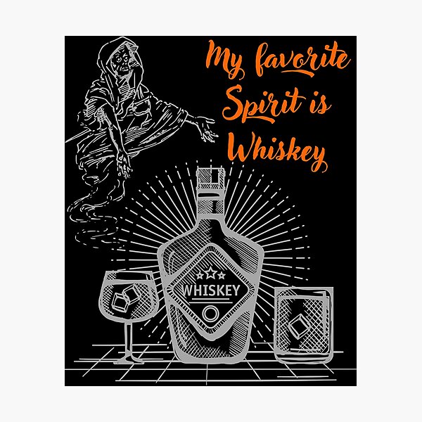 Item preview, My favorite Spirit is Whiskey designed and sold by David-schop.