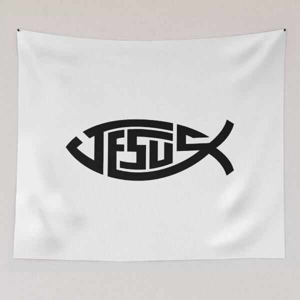 Item preview, Jesus Fish designed and sold by IceBlueDesigns.