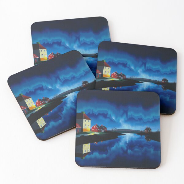 Item preview, Dusk Waltz: Houses, Lakes, and Northern Mirrors designed and sold by PanoramaPrints.