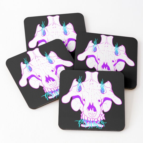 Item preview, Charging Flaming Neon Entelodont Skull designed and sold by PalaeoBros.