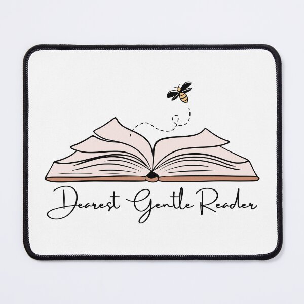 Item preview, Dearest Gentle Reader Bridgerton Book Quote with Bee designed and sold by Taiga-Design.