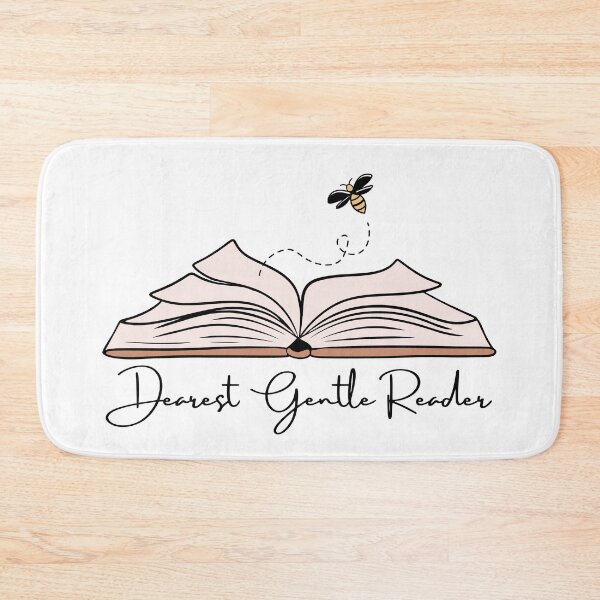 Item preview, Dearest Gentle Reader Bridgerton Book Quote with Bee designed and sold by Taiga-Design.