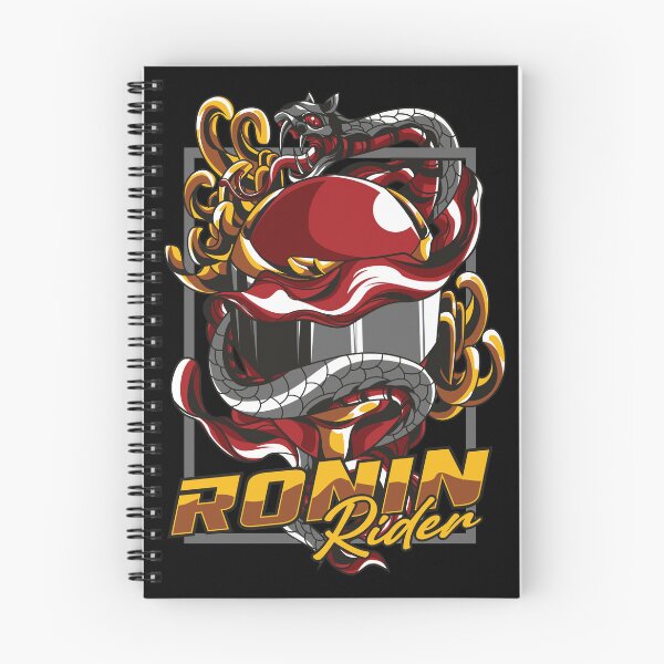 Aperçu de l'œuvre Casque Ronin avec serpent créée et vendue par WordScratch.