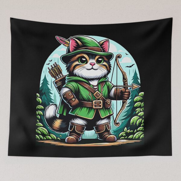 Item preview, Robinhood Cat designed and sold by AnisosPteron.