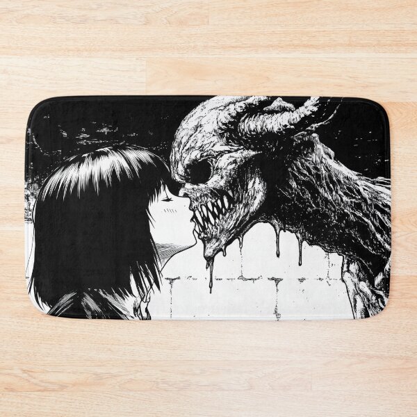 Item preview, Lips Lost to Shadows – black and white horror manga anime girl boy designed and sold by ForsakenFrames.