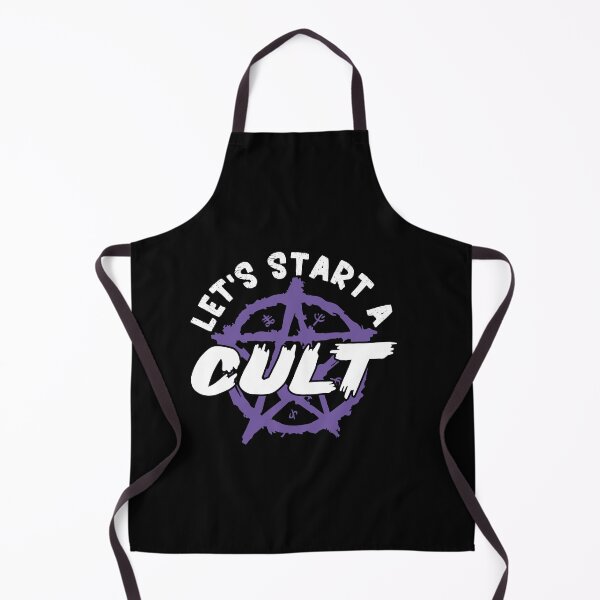 Item preview, Funny Let's Start A Cult Big Devil Symbol Horror Cult Ritual designed and sold by BruhCatShirts.
