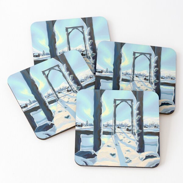 Item preview, Aurora's Bridge: Unity Amidst Winter Isolation designed and sold by PanoramaPrints.