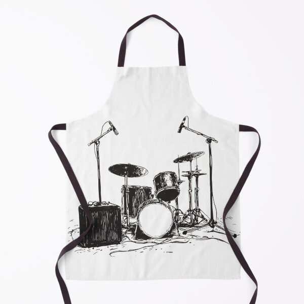 Item preview, Drum Kit Sketch designed and sold by Sketch-Shack.
