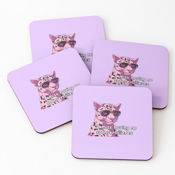 Item preview, Pink jaguar with sunglasses meme quote  designed and sold by pinkuardesign.