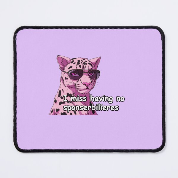 Item preview, Pink jaguar with sunglasses meme quote designed and sold by pinkuardesign.