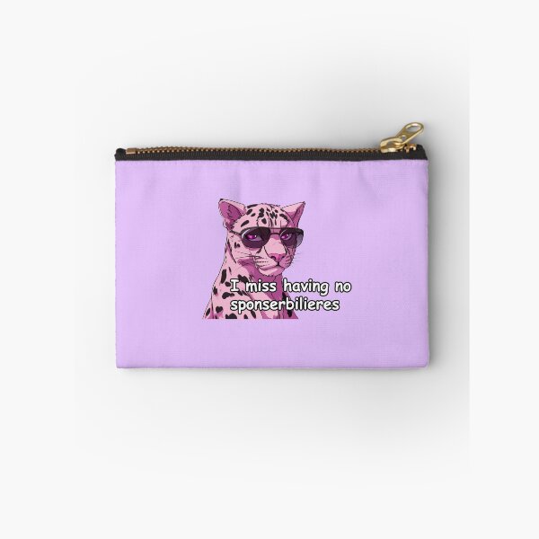 Item preview, Pink jaguar with sunglasses meme quote  designed and sold by pinkuardesign.