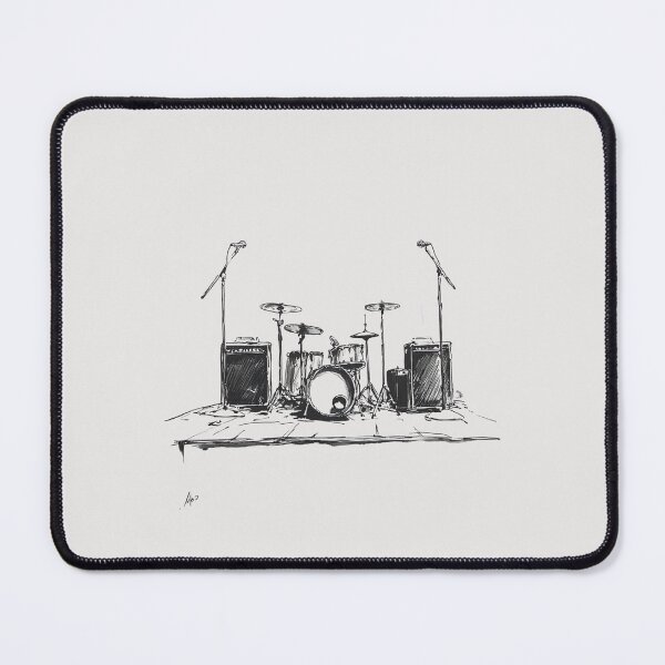 Item preview, Drum Kit Sketch designed and sold by Sketch-Shack.
