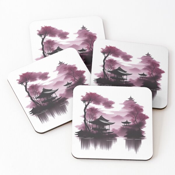 Item preview, Japanese landscape by the lake designed and sold by HA-Design-Kunst.