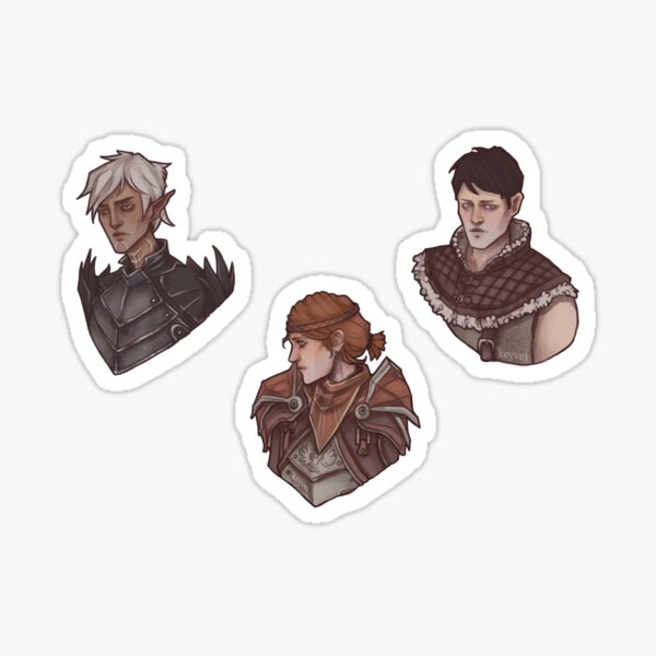 Aperçu de l'œuvre Guerriers de DA 2 | Fenris, Aveline, Carver créée et vendue par keyvei.