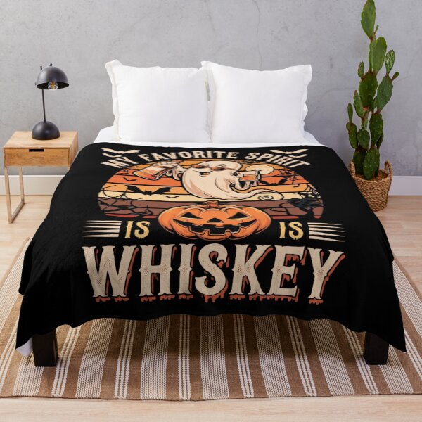 Item preview, Halloween Ghost Drinking My Favorite Spirit is Whiskey Funny Gifts or Perfect idea for Halloween  designed and sold by ketkacreations.