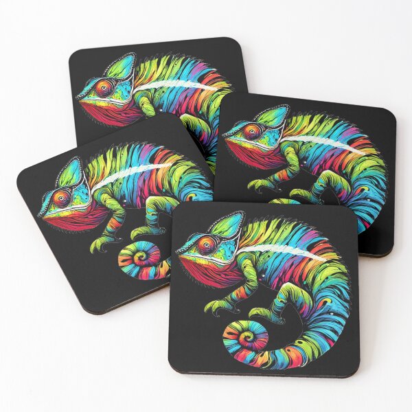 Item preview, Colorful Chameleon designed and sold by Blink Art Studio.