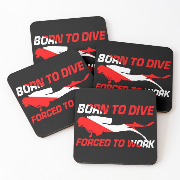 Item preview, Born To Dive Forced To Work designed and sold by Doyler.