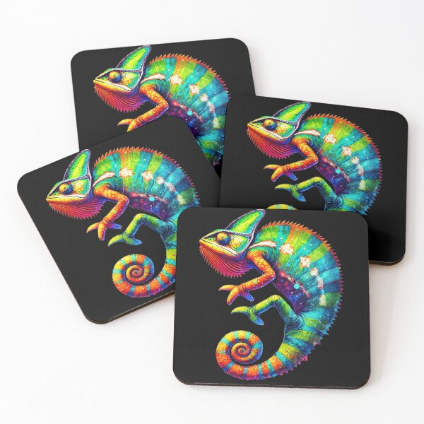 Item preview, Colorful Chameleon designed and sold by Blink Art Studio.