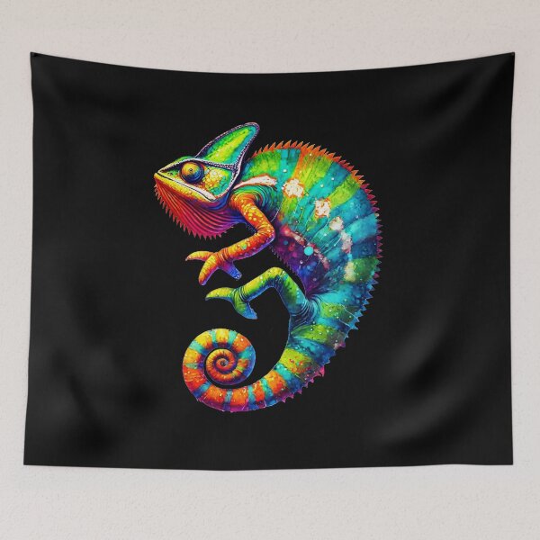 Item preview, Colorful Chameleon designed and sold by Blink Art Studio.