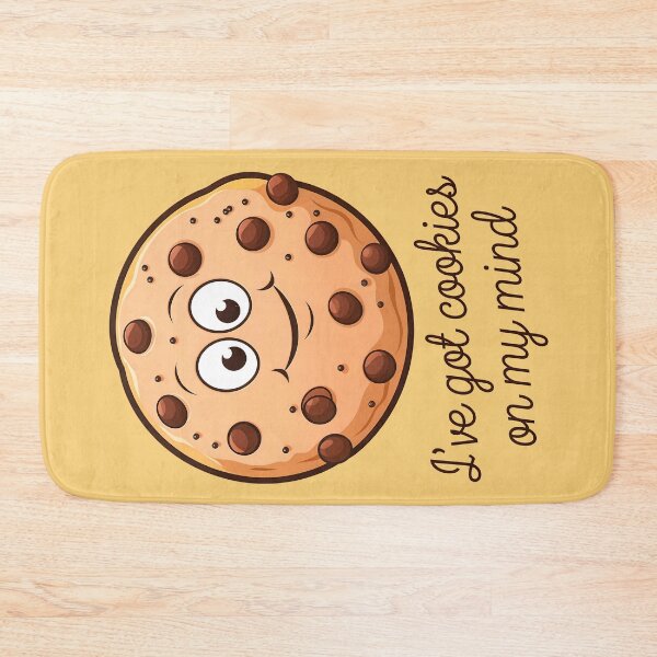 Item preview, I've Got Cookies On My Mind Funny Food Quote designed and sold by TheArtOfPat.