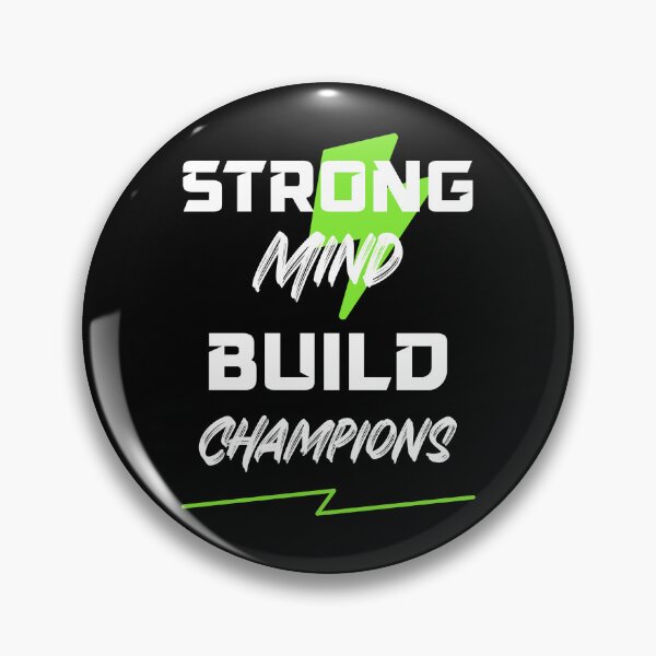 Item preview, Strong minds build champions designed and sold by Moho-designs.